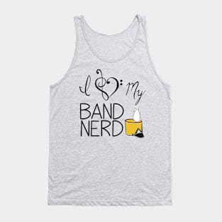 I love my band nerd yellow Tank Top